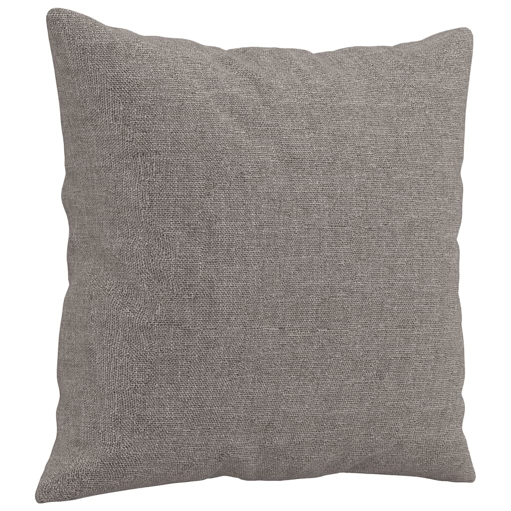3-delige Loungeset met kussens stof taupe