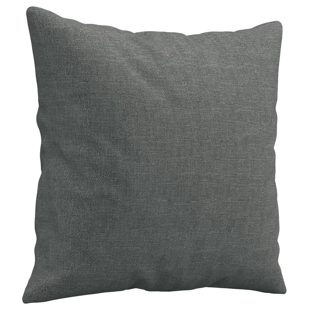 4-delige Loungeset met kussens stof donkergrijs
