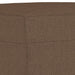 4-delige Loungeset met kussens stof bruin