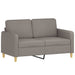 4-delige Loungeset met kussens stof taupe