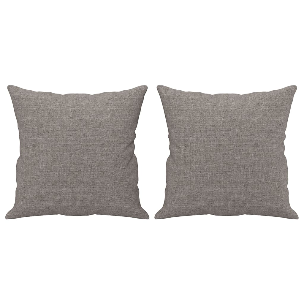 2-delige Loungeset met kussens stof taupe