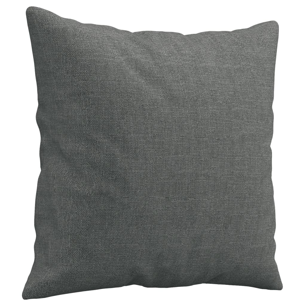 3-delige Loungeset met kussens stof donkergrijs