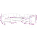 2-delige Loungeset met kussens stof taupe