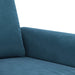 2-delige Loungeset met kussens fluweel blauw