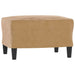 3-delige Loungeset met kussens fluweel bruin
