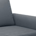 2-delige Loungeset met kussens fluweel donkergrijs