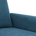 2-delige Loungeset met kussens fluweel blauw