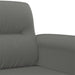 4-delige Loungeset met kussens microvezelstof donkergrijs