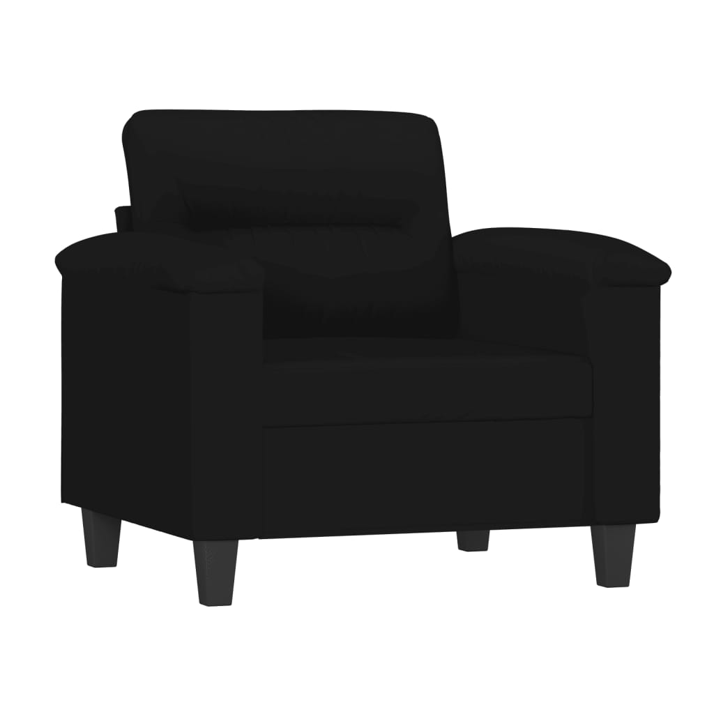4-Delige Loungeset Met Kussens Microvezelstof 1