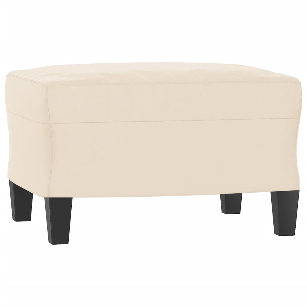 4-Delige Loungeset Met Kussens Microvezelstof Beige