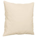 4-delige Loungeset met kussens microvezelstof beige