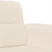 4-delige Loungeset met kussens microvezelstof beige