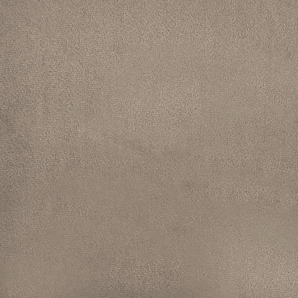 3-delige Loungeset met kussens microvezelstof taupe