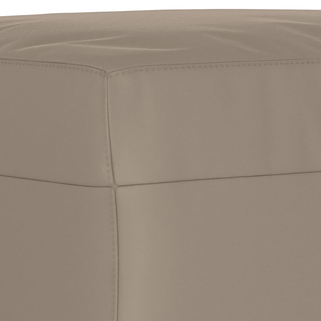 3-delige Loungeset met kussens microvezelstof taupe