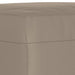 3-delige Loungeset met kussens microvezelstof taupe