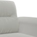 2-delige Loungeset met kussens microvezelstof lichtgrijs