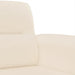 2-delige Loungeset met kussens microvezelstof beige