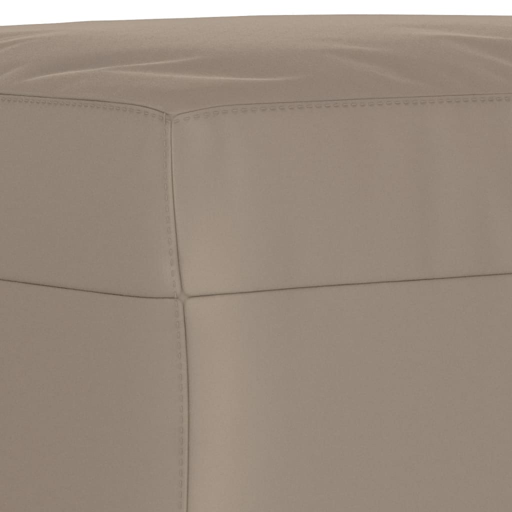 3-delige Loungeset met kussens microvezelstof taupe