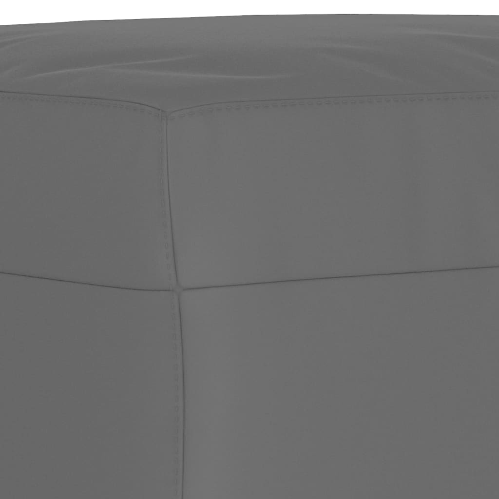 3-delige Loungeset met kussens microvezelstof donkergrijs