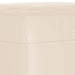 3-delige Loungeset met kussens microvezelstof beige