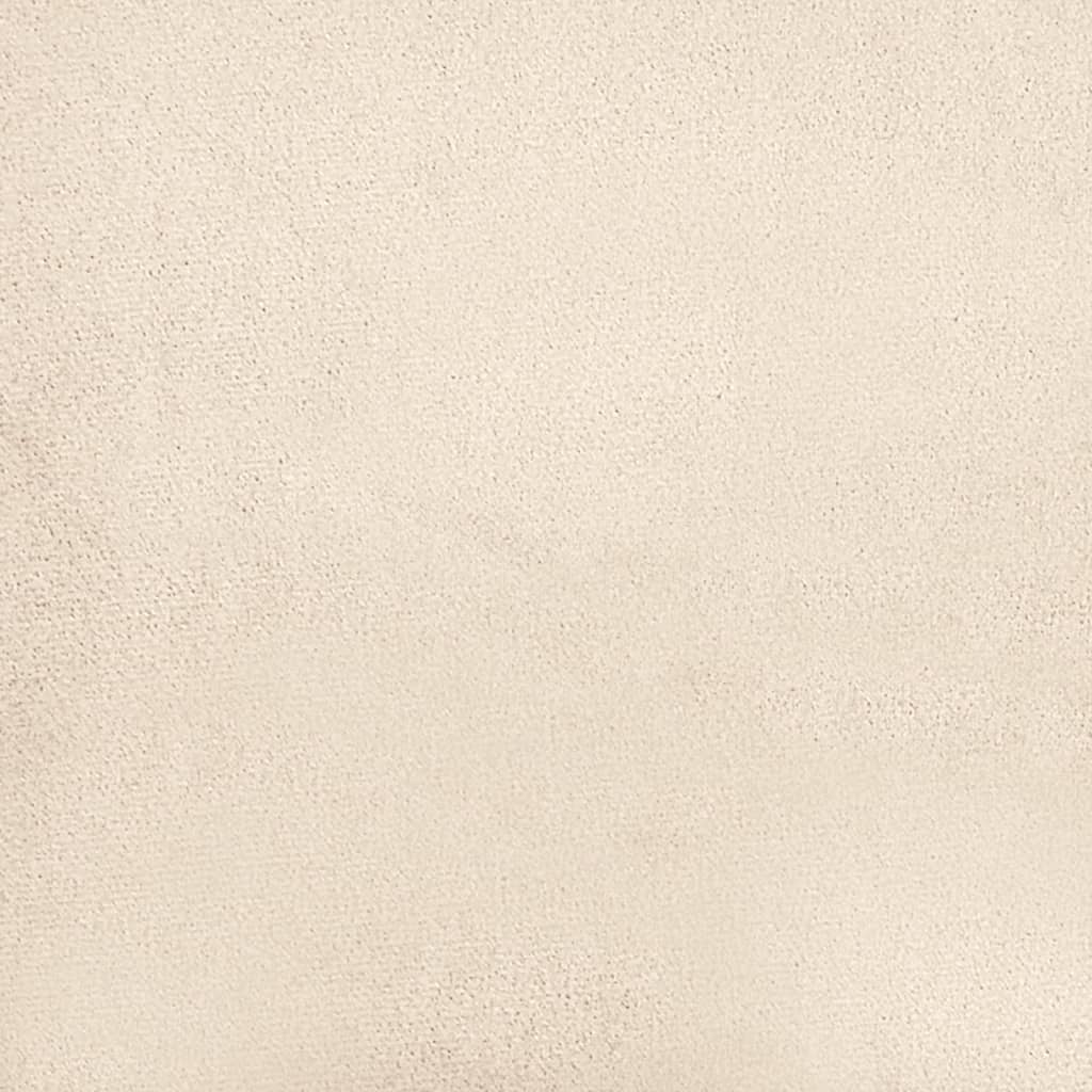 3-delige Loungeset met kussens microvezelstof beige