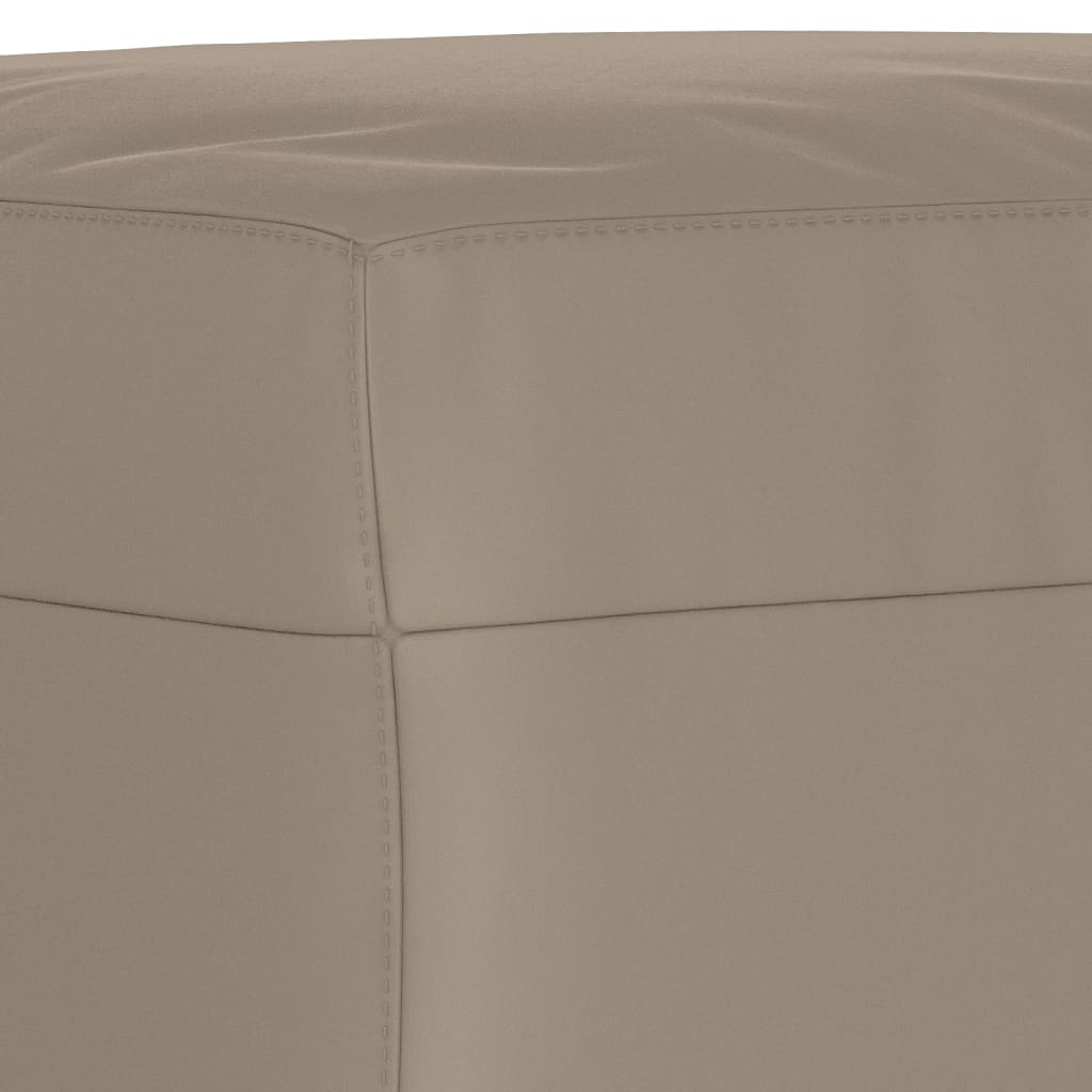 3-delige Loungeset met kussens microvezelstof taupe