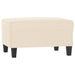 3-delige Loungeset met kussens microvezelstof beige