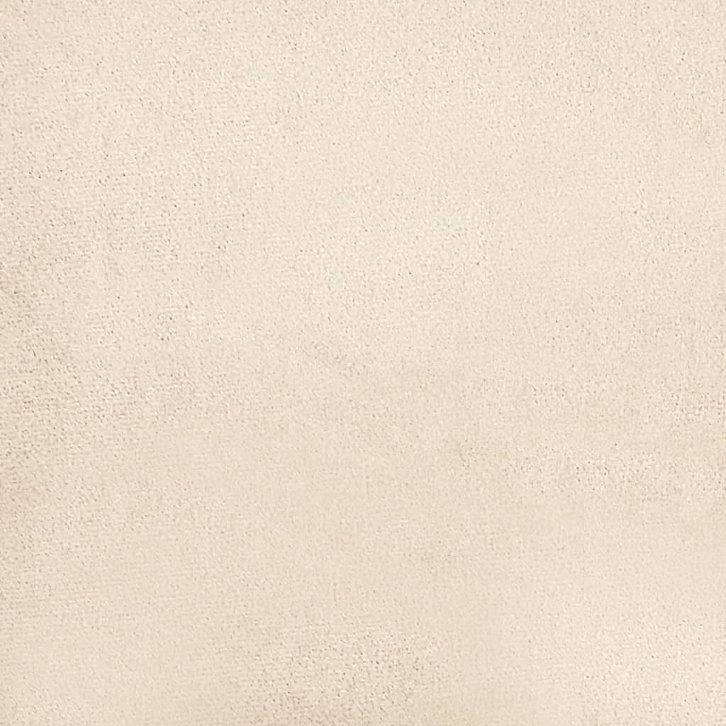 3-delige Loungeset met kussens microvezelstof beige