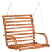 Schommelbank vurenhout met teak afwerking