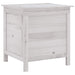 Tuinbox 50x49x56,5 cm massief vurenhout wit