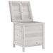 Tuinbox 50x49x56,5 cm massief vurenhout wit
