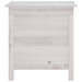 Tuinbox 50x49x56,5 cm massief vurenhout wit