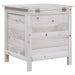 Tuinbox 50x49x56,5 cm massief vurenhout wit
