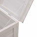 Tuinbox 50x49x56,5 cm massief vurenhout wit