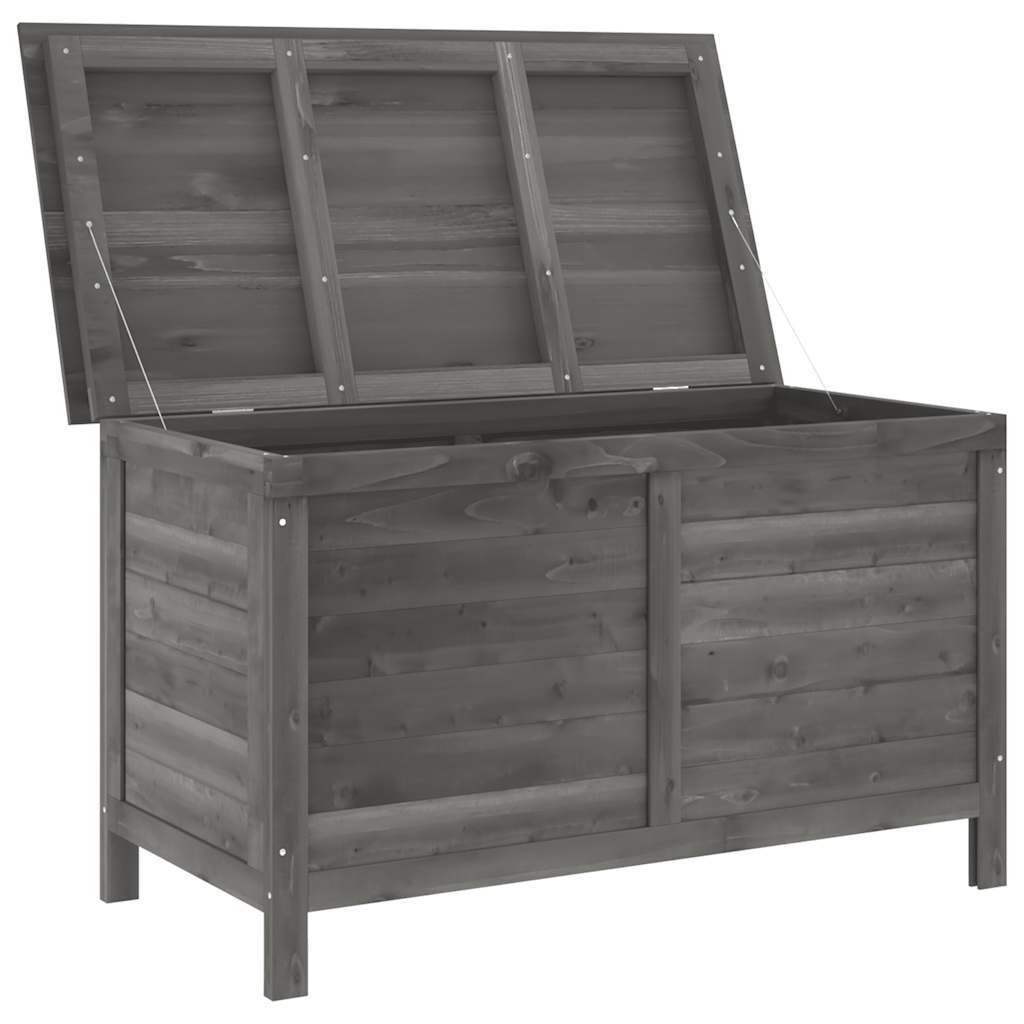 Tuinbox 99x49,5x58,5 cm massief vurenhout antracietkleurig