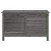 Tuinbox 99x49,5x58,5 cm massief vurenhout antracietkleurig