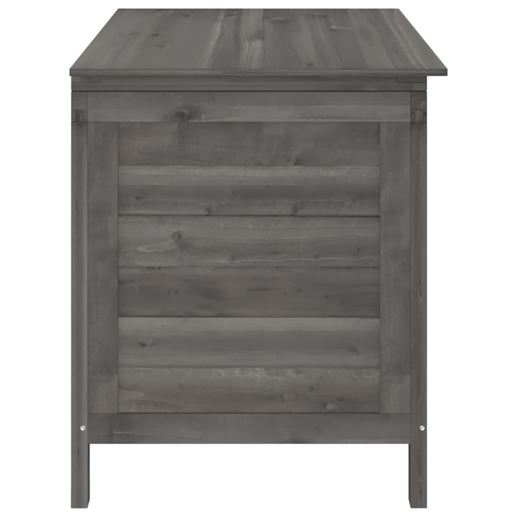 Tuinbox 99x49,5x58,5 cm massief vurenhout antracietkleurig