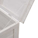 Tuinbox 150x50x56,5 cm massief vurenhout wit