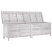 Tuinbox 198,5x50x56,5 cm massief vurenhout wit