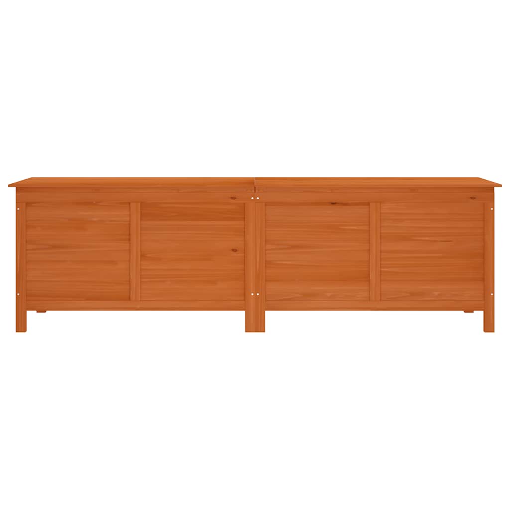 Tuinbox 198,5x50x56,5 cm massief vurenhout bruin