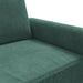 Fauteuil 60 cm fluweel donkergroen