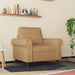 Fauteuil 60 cm fluweel bruin