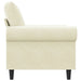 Fauteuil 60 cm fluweel crèmekleurig