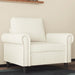 Fauteuil 60 cm fluweel crèmekleurig