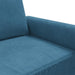 Fauteuil 60 cm fluweel blauw