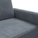Tweezitsbank 120 cm fluweel donkergrijs