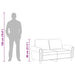 Tweezitsbank 120 cm fluweel donkergrijs