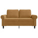 Tweezitsbank 120 cm fluweel bruin