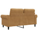 Tweezitsbank 120 cm fluweel bruin