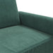 Tweezitsbank 140 cm fluweel donkergroen